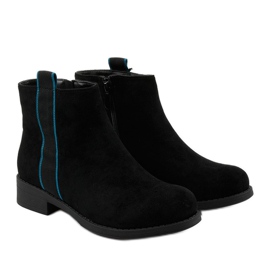 Botas planas negras botas aislantes Thelsys negro azul 3