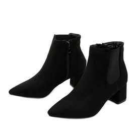 Botines de ante negro con elástico Prestons 3