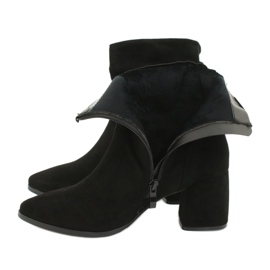 M.Daszyński Botas de ante negro MR2025-10 4 M.Daszyński Botas de ante negro MR2025-10 4