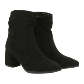 M.Daszyński Botas de ante negro MR2025-10 3 M.Daszyński Botas de ante negro MR2025-10 3