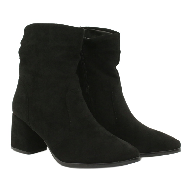 M.Daszyński Botas de ante negro MR2025-10 3 M.Daszyński Botas de ante negro MR2025-10 3