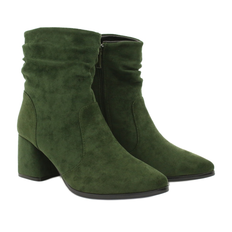 M.Daszyński Botas de ante verde MR2025-10 3 M.Daszyński Botas de ante verde MR2025-10 3