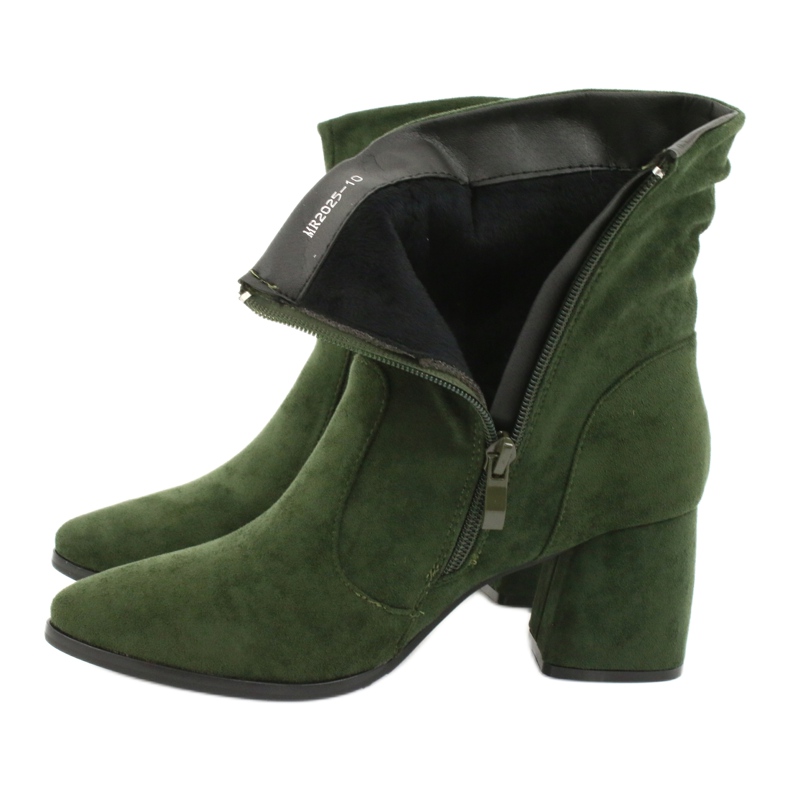 M.Daszyński Botas de ante verde MR2025-10 4 M.Daszyński Botas de ante verde MR2025-10 4