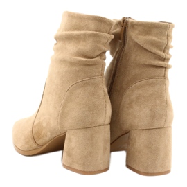 M.Daszyński Botas de ante beige MR2025-10 1 M.Daszyński Botas de ante beige MR2025-10 1