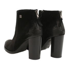 Arka Botas de gamuza negra para mujeres 7213 negro 1