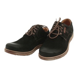 Zapatos casual con cordones para hombre Riko 761, negro 2