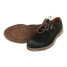 Zapatos casual con cordones para hombre Riko 761, negro 3