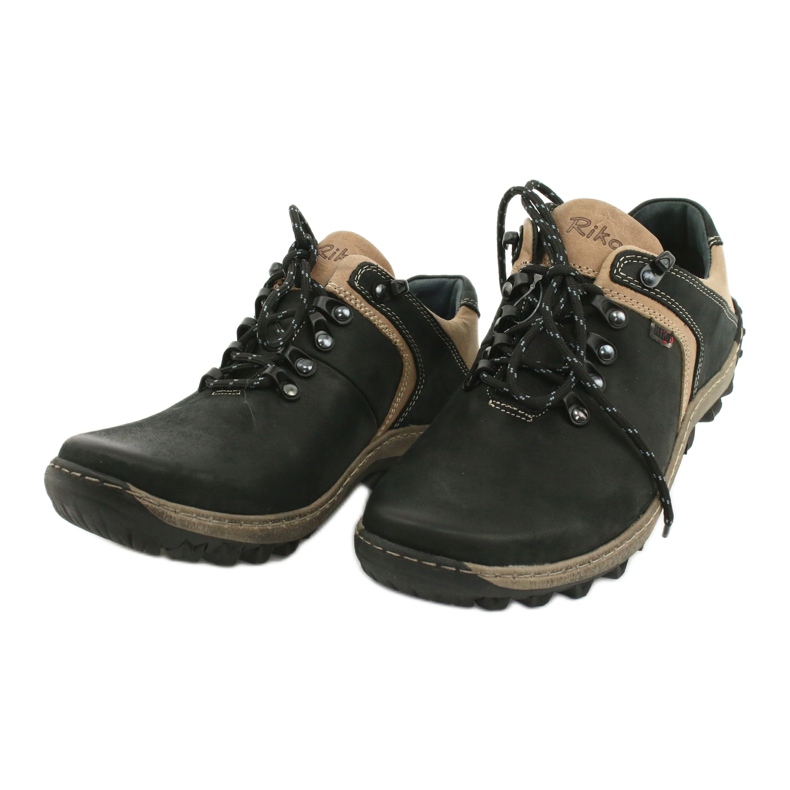 Riko Trekking Deportivo Hombre 474 negro beige 2