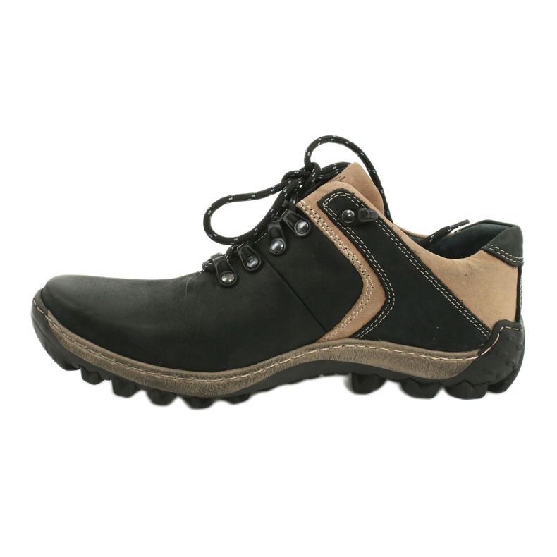 Riko Trekking Deportivo Hombre 474 negro beige 1