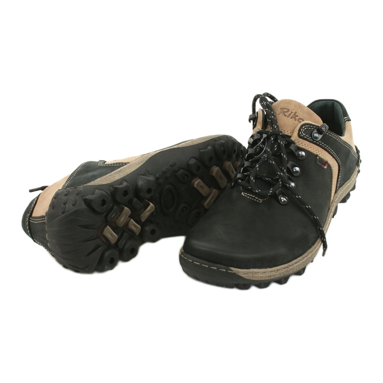 Riko Trekking Deportivo Hombre 474 negro beige 4