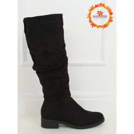 Botas negras de mujer negras D7525 Black negro 1