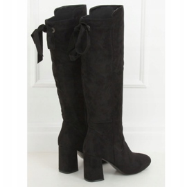 Botas negras de tacón J19-65 Black negro 1