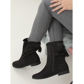 Botas de mujer negras J19-97 Negra negro 3