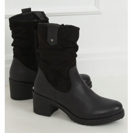 Botas negras de tacón J19-51 Black negro 1