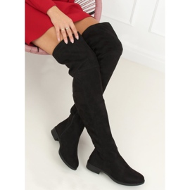 Botas sobre la rodilla negras MR-1 Black negro 3