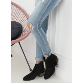 Negro Botas con flecos negro 100-113B0-2 Negro 2