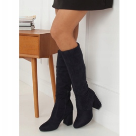 Tacones azul marino D7533 D.BLUE 3