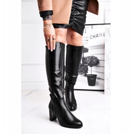 Botas altas de mujer Sergio Leone Black KZ275 negro 1