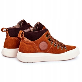 Zapatillas de Hombre en Piel Big Star Camel GG174332 marrón multicolor 2
