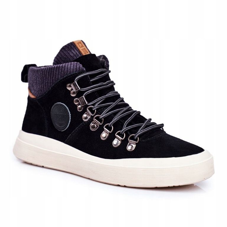 Zapatillas de Hombre Piel Big Star Negro GG174330 1