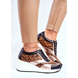 GOE Zapatos Deportivos De Mujer Sneakers Cuero Negro GG2N3044 multicolor 2