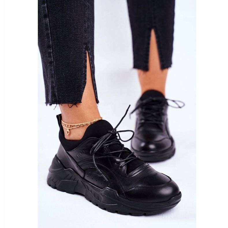 Zapatillas de Mujer Goe Leather Black GG2N3041 negro 1