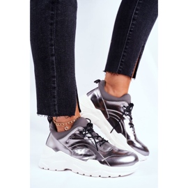 Zapatillas de Mujer Goe Leather Pewter GG2N3040 negro 3