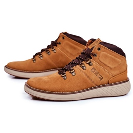 Botas Trekker de Piel para Hombre Big Star Camel GG174491 marrón multicolor 4