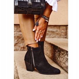 Botas De Mujer Con Tacón Alto Big Star Negro GG274362 2