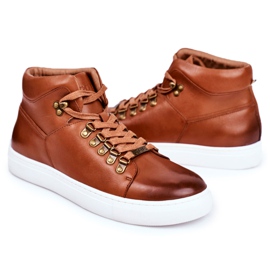 Zapatillas Hombre Piel GOE Marrón GG1N3011 5
