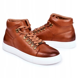 Zapatillas Hombre Piel GOE Marrón GG1N3011 3