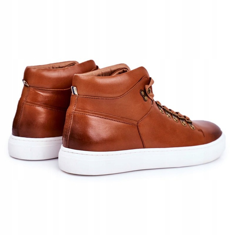 Zapatillas Hombre Piel GOE Marrón GG1N3011 2