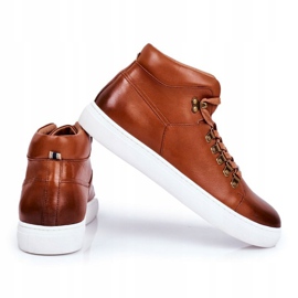 Zapatillas Hombre Piel GOE Marrón GG1N3011 4