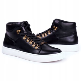 Zapatillas Hombre Piel GOE Negras GG1N3009 negro 2