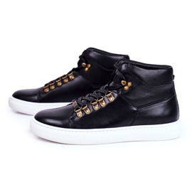 Zapatillas Hombre Piel GOE Negras GG1N3009 negro 4