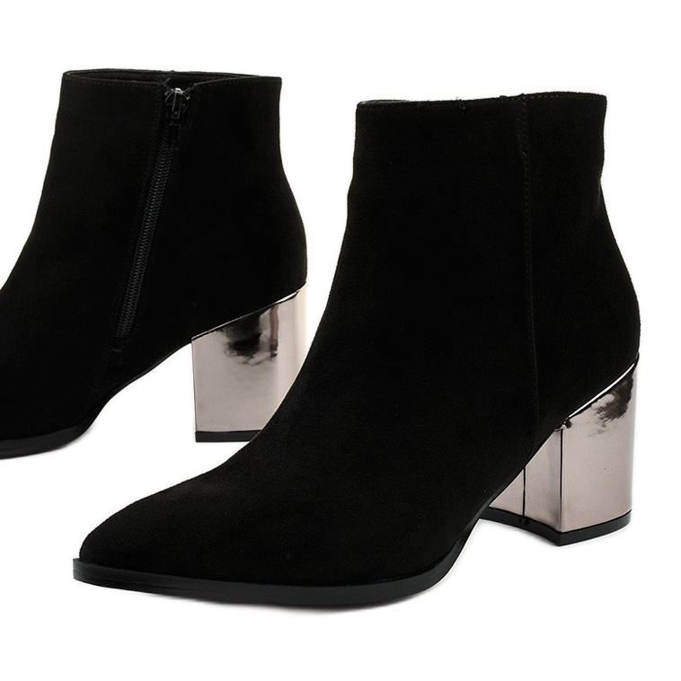 BM Botines negros de ante ecológico Astihusa 1