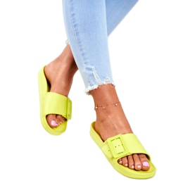 Pantuflas de Mujer Big Star con Hebilla Verde FF274A390 2 Pantuflas de Mujer Big Star con Hebilla Verde FF274A390 2