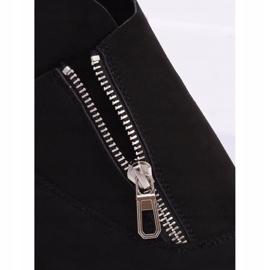 Botas de ante negro 20195 Negro 4