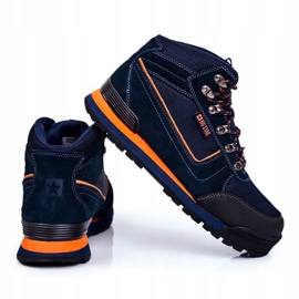 Zapatos De Trekking Para Hombre Big Star Outdoor Azul Marino GG174199 3