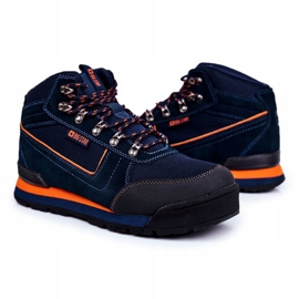 Zapatos De Trekking Para Hombre Big Star Outdoor Azul Marino GG174199 4