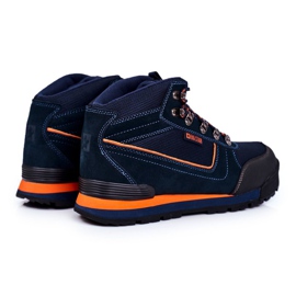 Zapatos De Trekking Para Hombre Big Star Outdoor Azul Marino GG174199 2