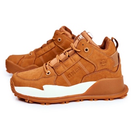 Zapatos Deportivos De Hombre Big Star Camel GG174415 marrón multicolor 4