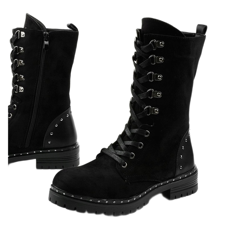 Botas negras, botas, botas de Isoris negro 1