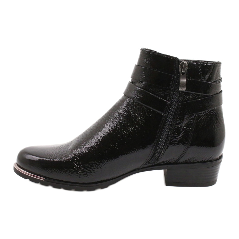 Botas de mujer Caprice lacadas 25309-25 negro 1