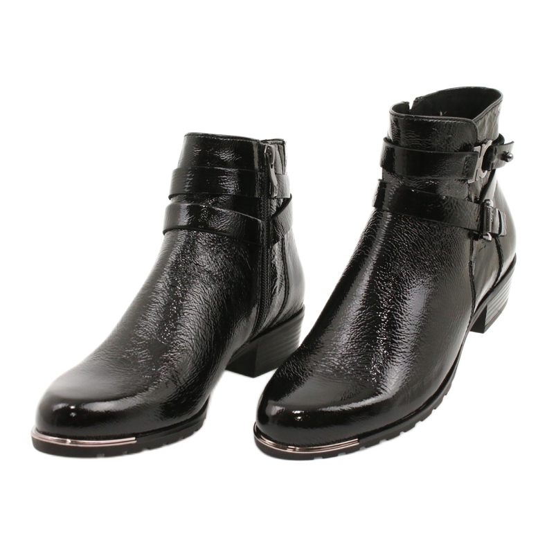 Botas de mujer Caprice lacadas 25309-25 negro 2