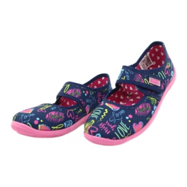 Calzado infantil befado 945Y431 azul marino rosado multicolor amarillo 3
