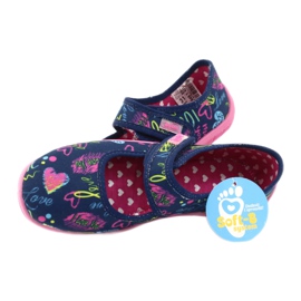 Calzado infantil befado 945Y431 azul marino rosado multicolor amarillo 5