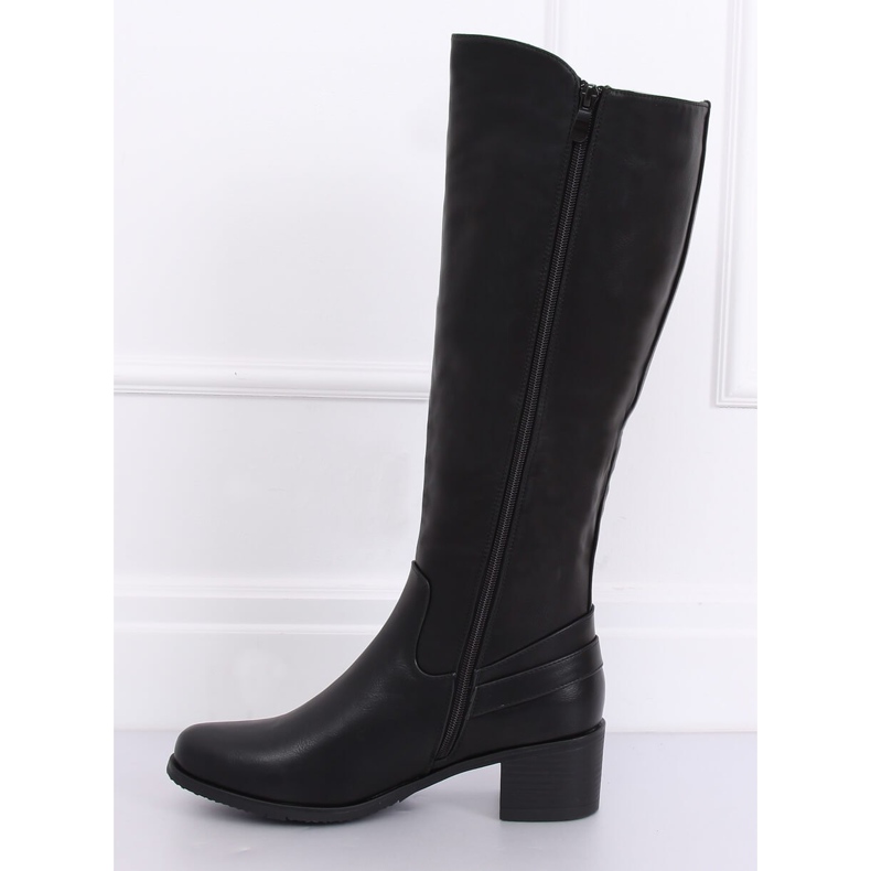 Black CH1961 Botas negras de tacón alto negro 1