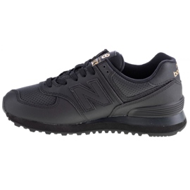 Zapatillas New Balance W WL574HNQ negro dorado 1