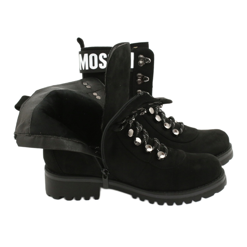 Evento Botas de madera High Black 9BT35-1331 Black Popsi negro 6